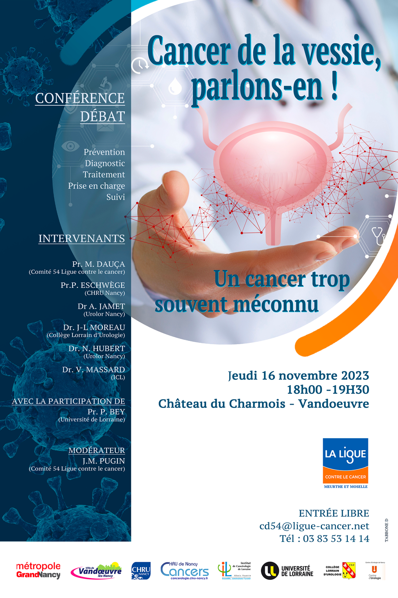Cancer de la vessie : Le CHRU de Nancy organise une journée de sensibilisation