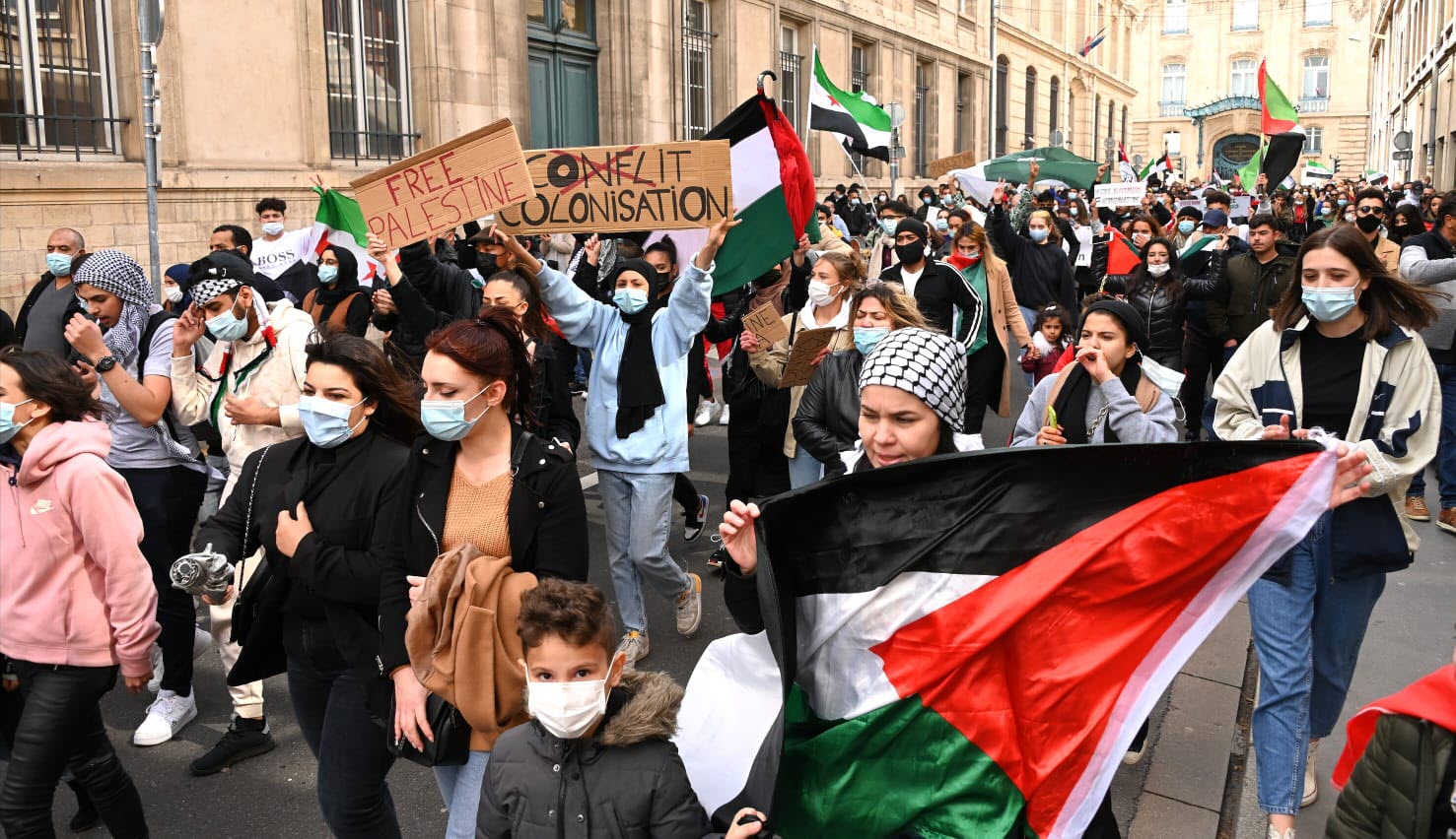 Rassemblement à Nancy en soutien au peuple palestinien