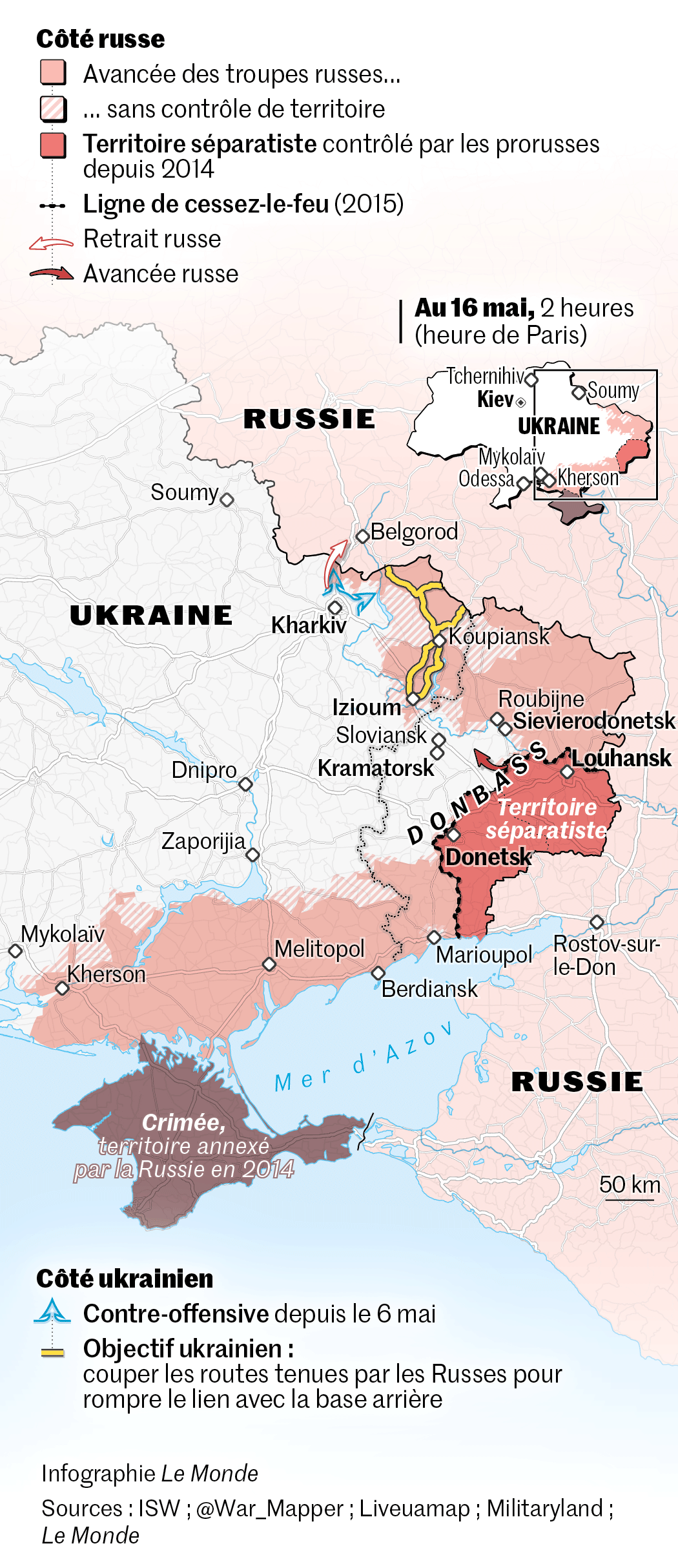 Les forces russes intensifient leur offensive en Ukraine : une guerre de destruction sans fin