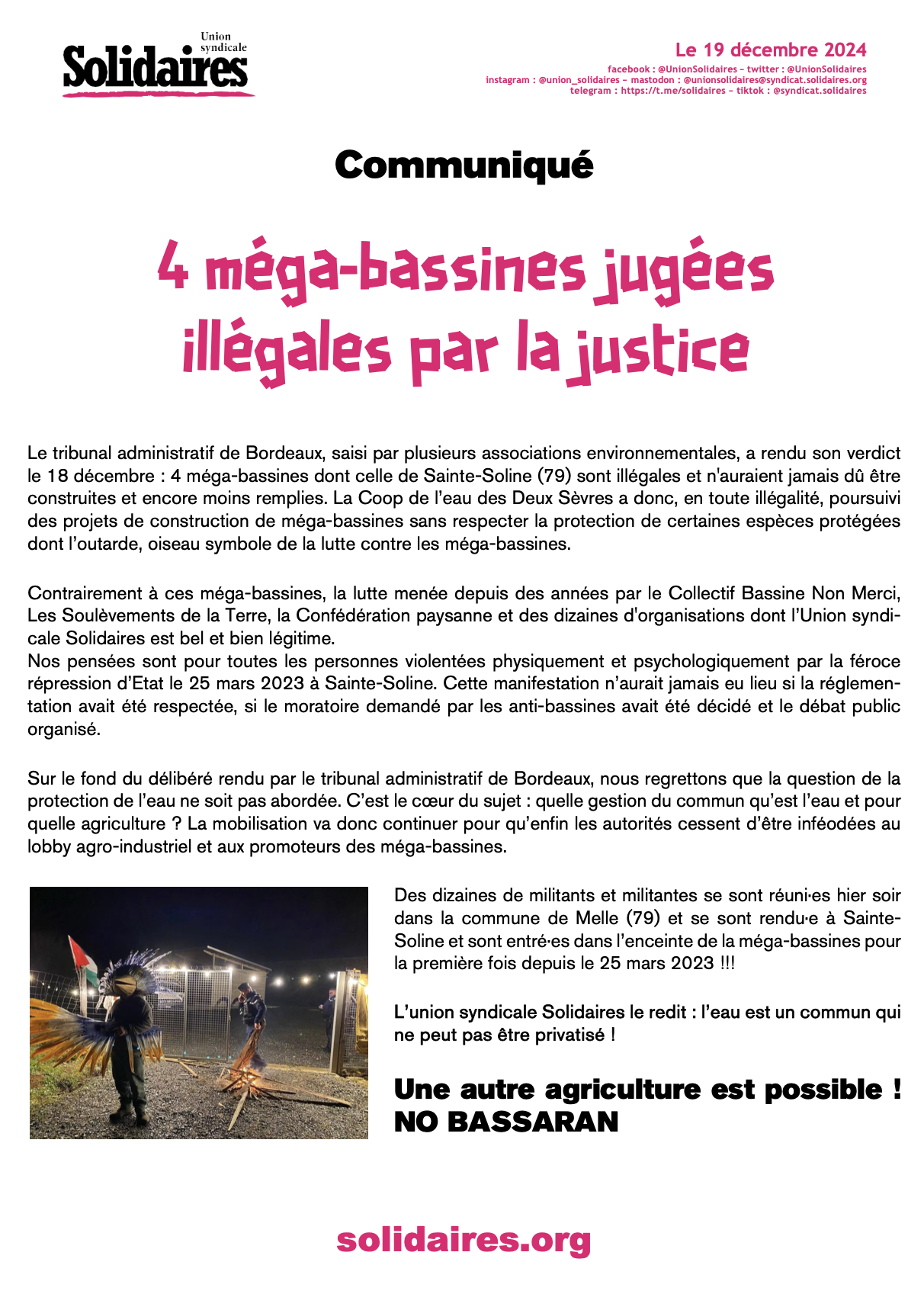 Les paysans s’insurgent contre une politique sanitaire jugée cruelle